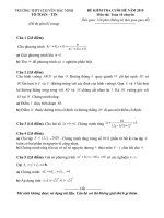 de kiem tra cuoi he nam 2019 mon toan 10 truong thpt chuyen bac ninh 