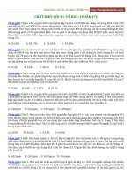 Chất khử với h+ và NO3  (phần 17) 