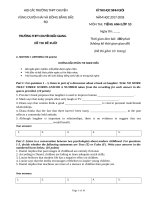 đề thi đề xuất duyên hải  tiếng anh khối 10  có đáp án