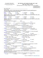 de kscl giua hk2 tieng anh 10 nam 2017 2018 truong dong dau vinh phuc 
