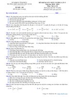 de kscl lan 3 vat ly 10 nam 2018 2019 truong nguyen viet xuan vinh phuc 