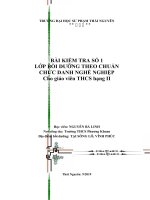 BIA CHUẨN CHỨC DANH NGHỀ NGHIỆP GV THCS HẠNG 2