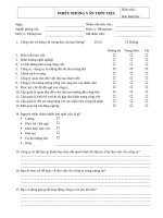 BIỂU MẪU PHỎNG  VẤN NGHĨ VIỆC