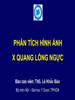 Bài giảng phân tích XQuang ngực (Đại học y dược thành phố HCM)