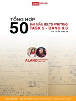 IELTS writing task 2   tổng hợp bài mẫu band 9