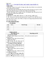 Giáo án dạy thêm toán 7 cả năm