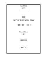 So sánh nghiên cứu hành vi ngôn ngữ chúc tụng trong tiếng việt và tiếng hán 