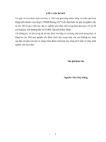 Đề xuất giải pháp nhằm nâng cao hiệu quả hoạt động kinh doanh của công ty TNHH hoàng vũ 