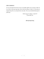 Hoàn thiện công tác quản lí an toàn lao động tại dự án cải tạo, tiếp nước sông tích 