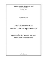 Thế giới nhân vật trong tập truyện con vẹt 