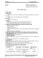 Giáo án Vật Lí 6 theo định hướng phát triển năng lực học sinh