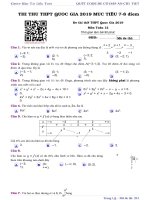 BỘ đề mức độ 7 8 điểm  đề 8