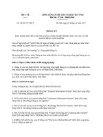 ỨNG DỤNG CÔNG NGHỆ THÔNG TIN TẠI CƠ SỞ  KHÁM BỆNH, CHỮA BỆNH