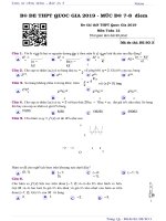 BỘ đề mức độ 7 8 điểm  đề 3