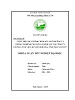 Thực hiện quy trình chăm sóc nuôi dưỡng và phòng trị bệnh cho lợn nái sinh sản tại công ty CP nam việt, xã phượng tiến, huyện định hóa, tỉnh thái nguyên 