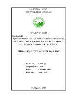 Quy trình chăm sóc nuôi dưỡng và phòng trị bệnh cho lợn con giai đoạn từ sơ sinh đến 21ngày tuổi tại trại lợn của tập đoàn masan nutri   science 