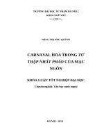 Carnaval hóa trong tứ thập nhất pháo của mạc ngôn 