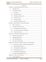 ĐỒ ÁN XÂY DỰNG ĐƯỜNG ô tô