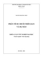 Phân tích chuỗi thời gian và dự báo 