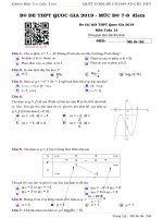 BỘ đề mức độ 7 8 điểm  đề 9