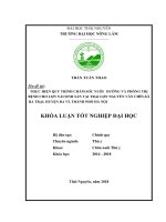 Thực hiện quy trình chăm sóc nuôi dưỡng và phòng trị bệnh cho lợn nái sinh sản tại trại lợn nguyễn văn chín, xã ba trại, huyện ba vì, thành phố hà nội 