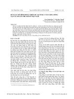 ĐỀ XUẤT mô HÌNH PHÁT TRIỂN DU LỊCH dựa vào CỘNG ĐỒNG tại các DI sản THẾ GIỚI ở VIỆT NAM 