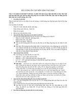 ĐỀ CƯƠNG ôn tập môn SINH THÁI học 