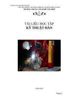 giáo trinh gò hàn trình độ trung cấp