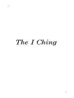 The i ching book of change