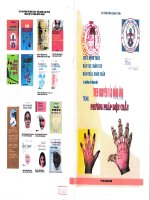 CHỮA BỆNH TRÊN bàn TAY, NGÓN TAY, bàn CHÂN, NGÓN CHÂN
