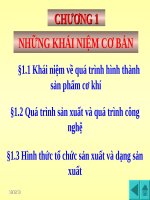 GIAO TRINH SLIDE CONG NGHE CHE TAO MAY