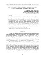BƯỚC đầu NGHIÊN cứu ĐÁNH GIÁ KHẢ NĂNG KHÁNG OXY HOÁ của một số đối TƯỢNG làm NGUỒN dược LIỆU 