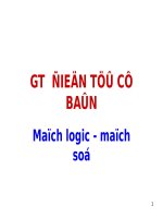 MẠCH LOGIC VÀ MẠCH SỐ