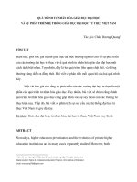 Quá trình tư nhân hóa giáo dục đại học và sự phát triển hệ thống giáo dục đại học tư thục việt nam 