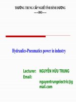 chương 1: cơ sở lý thuyết khí nén