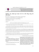 Nghiên cứu, đánh giá trượt lở bờ và bồi lắng lòng hồ hòa bình 