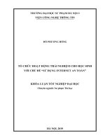 Tổ chức hoạt động trải nghiệm cho học sinh với chủ đề “Sử dụng Internet an toàn_2