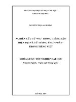 Nghiên cứu từ FA trong tiếng Hán hiện đại và từ tương ứng PHÁT trong Tiếng Việt_2
