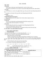 Tiết 6  BAI TAP CHUYỂN ĐỘNG THẲNG BIẾN ĐỔI ĐỀU