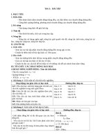 Tiết 3 bài tập CHUYỂN ĐỘNG THẲNG ĐỀU