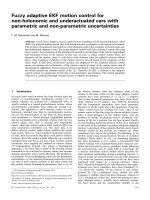 Điều khiển hệ hụt cơ cấu chấp hành