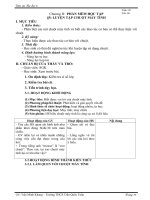 Giáo án tin học 6 năm học 2019 - 2020 (tuần 5,6)