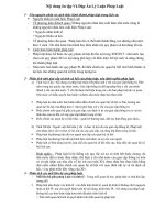 Nội dung ôn tập Và Đáp Án Lý Luận Pháp Luật