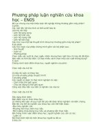 Phương pháp luận nghiên cứu khoa học – EN05