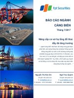 SLIDE BÀI GIẢNG PHÂN TÍCH NGÀNH CẢNG BIỂN FPTS