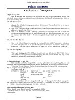 Tài liệu giảng dạy Tin học văn phòng