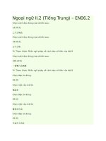 Ngoại ngữ II 2 (tiếng trung) – EN06 2