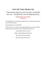 xem tuổi vợ chồng  chồng chữ giáp cưới vợ tuổi tý