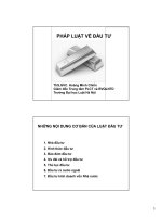 Slide PHÁP LUẬT VỀ ĐẦU TƯ - CPA