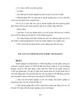 BÀI TẬP TÀI CHÍNH DOANH NGHIỆP MẪU - Co dap an 2019